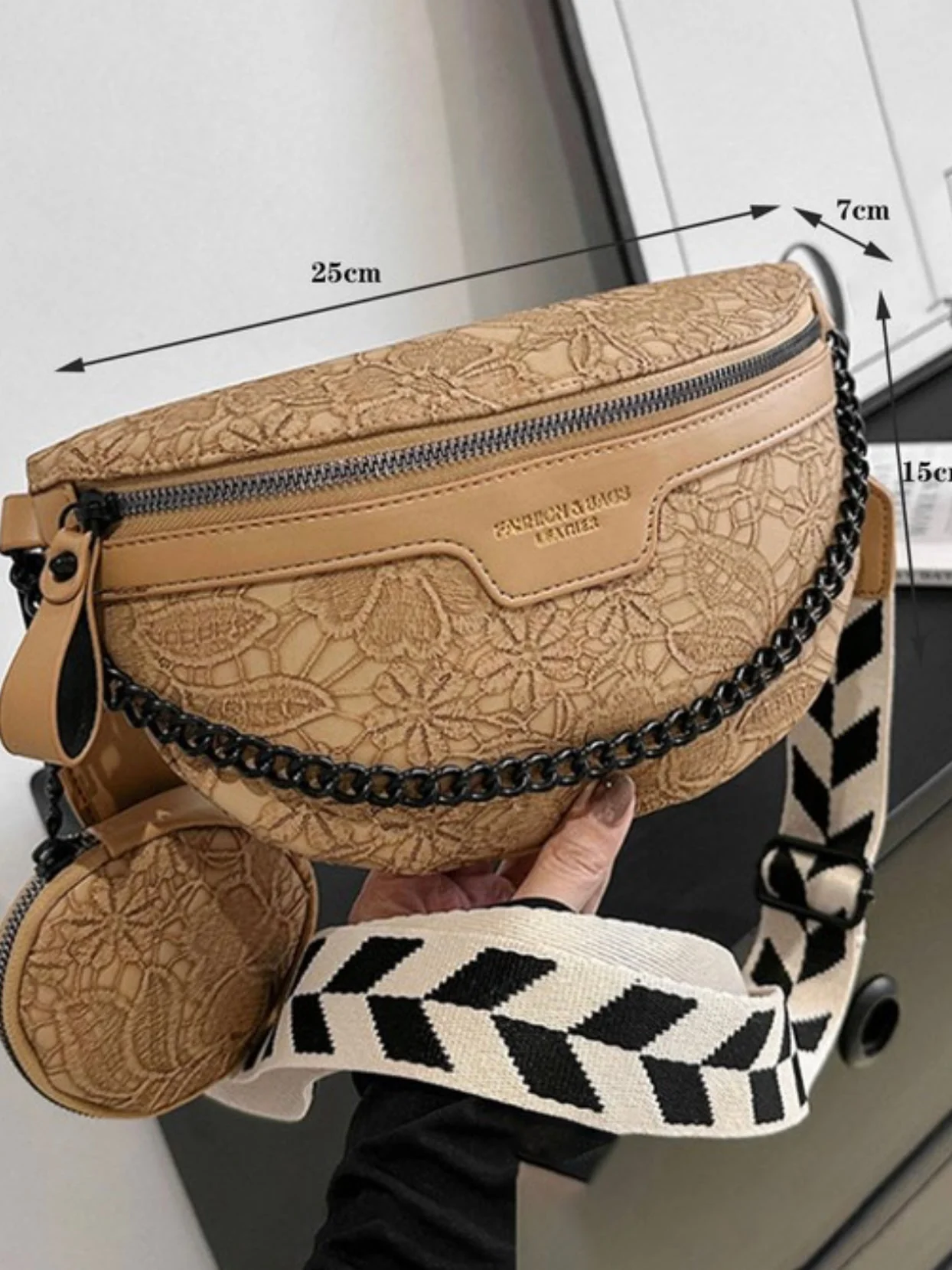Blooming Lace Crossbody Bag - Image 13