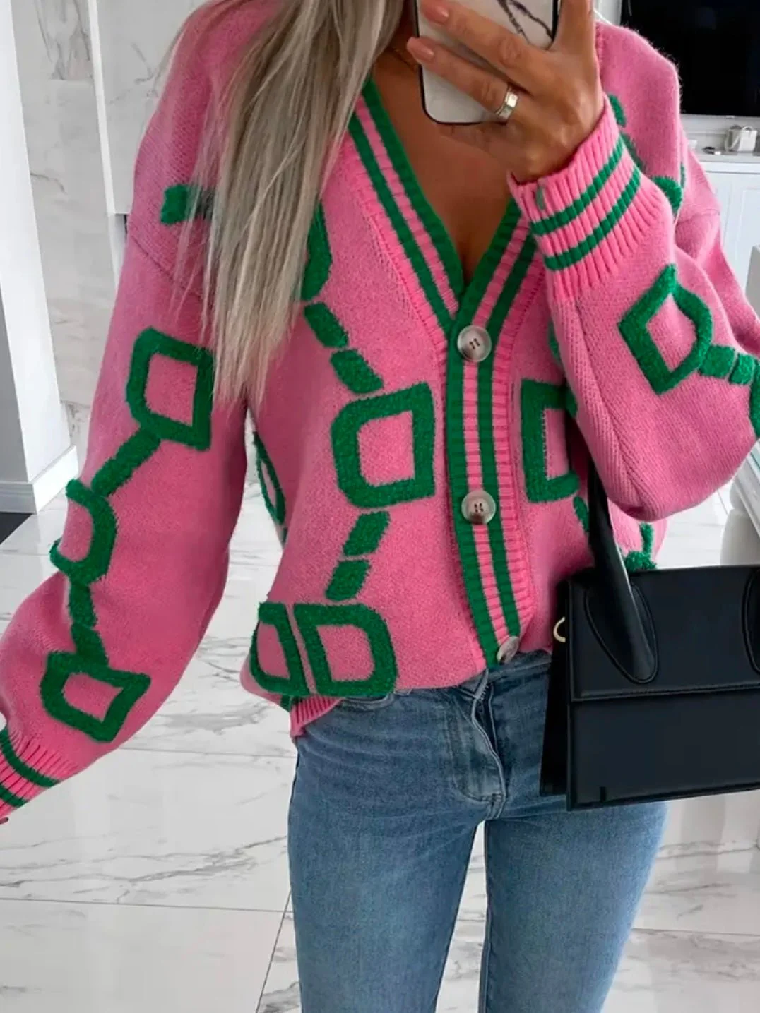 Retro Luxe Cardigan - Image 2